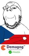 arm closed_mouth clothes country crossed_arms czechia fact fact_check flag glasses hand smile smug soyjak stubble text variant:gapejak // 800x1500 // 152.6KB