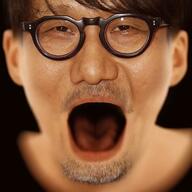 asian ear glasses hair hideo_kojima irl irl_soy mustache open_mouth screaming stubble variant:unknown video_game // 680x680 // 461.6KB