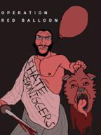 angry balloon beard black_background blood decapitation furry nipple operation_red_balloon pedophile pedophilia red subvariant:science_lover subvariant:trannyfur sword text toga tongue variant:bernd variant:markiplier_soyjak // 768x1024 // 95.6KB