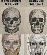 glasses nordic_chad open_mouth skull soyjak stubblr subvariant:soyak_front text variant:soyak // 1000x1155 // 136.8KB