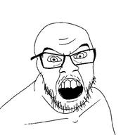 angry animated glasses great_reset open_mouth stubble variant:feraljak you_will // 1500x1500, 225.1s // 3.8MB