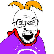 angry glasses hair large_nose open_mouth orange_hair rayman soyjak stubble variant:feraljak video_game // 800x800 // 217.8KB