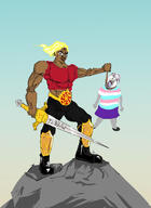 2soyjaks angry arm art aryan black_skin blond bloodshot_eyes brown_skin chud closed_mouth clothes crying ear full_body glasses hair hanging holding_object holding_sword iron_cross lynching muscles mustache open_mouth purple_hair redraw rope shoe sonnenrad soyjak stubble swastika sword tongue total_nigger_death total_tranny_death tranny variant:bernd variant:chudjak weapon white_skin yellow_hair yellow_teeth ywnbaw ywnbawf // 1804x2466 // 1.2MB