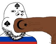 bbc blowjob cuckold faggot islam negro no_eyebrows nsfw open_mouth penis queen_of_spades russia sex soyjak testicles variant:gapejak z_(russian_symbol) // 1056x836 // 54.0KB