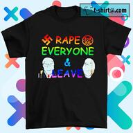 2soyjaks angry clothes irl o9a rainbow rape satanism shopping stubble text tshirt variant:feraljak variant:gapejak website // 1050x1050 // 117.6KB