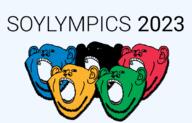 2023 5soyjaks black blue ear green olympics open_mouth red soyjak stubble variant:impish_soyak_ears yellow // 1080x694 // 199.0KB