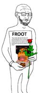 aids closed_eyes froot frown glasses holding_object its_over lips mourning rose sad sign stubble subvariant:mournjak text variant:gapejak variant:soyak watch white_background // 840x1960 // 90.6KB