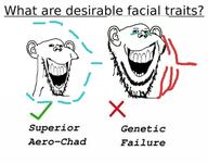 2soyjaks aerodynamics chad check comparison crying ear fail genetics laughing open_mouth soyjak stubble subvariant:splicejak text variant:impish_soyak_ears // 474x371 // 82.9KB
