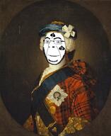 bbc bonnet closed_mouth clothes full_body glasses hair irl_background jacobite military painting portrait prince_stuart queen_of_spades scotland smile stubble tartan variant:cobson // 800x976 // 240.2KB