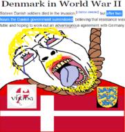 bloodshot_eyes blue_eyes coat_of_arms country crying denmark flag flag:denmark open_mouth rope soyjak stubble suicide tongue variant:bernd viking world_war_2 yellow_hair // 503x533 // 169.0KB