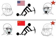 4soyjaks bloodshot_eyes calarts china comic communism country crying flag hammer_and_sickle so_true soyjak united_states variant:soyak // 630x426 // 175.9KB