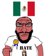 countrywar mexican_flag mexico obsessed obsessed_faggot punisher_face red_skin satoko_houjou(namefag) ushiromiya_rosa variant:markiplier_soyjak // 958x1200 // 111.4KB