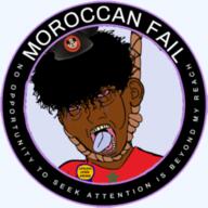badge black_skin ear fez flag:morocco hair mickey_mouse morocco open_mouth red_shirt rope suicide tongue variant:kuzjak // 255x255 // 70.0KB