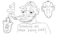 3soyjaks angry closed_mouth clothes ear glasses hat judaism kippah open_mouth smile smoke smoking soyjak star_of_david stubble text variant:unknown // 3000x1800 // 455.2KB