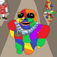 album_cover arm baby clothes colorful deformed ear frog full_body glasses hand kanye_west leg lil_pump multiple_soyjaks mushroom music necklace nikocado_avocado oh_my_god_she_is_so_attractive pepe rap shoe smile soyjak stubble variant:impish_soyak_ears variant:nathaniel // 1400x1400 // 737.9KB