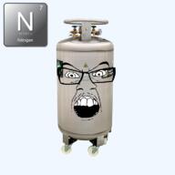 angry chemistry element glasses liquid_nitrogen nitrogen open_mouth soyjak text variant:feraljak // 768x768 // 178.9KB