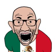 amerimutt clothes country flag glasses mexico open_mouth stubble variant:el_perro_rabioso // 423x400 // 64.4KB