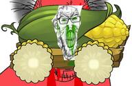 angry blood clenched_teeth corn ear food glasses green green_eyes plants_vs_zombies red red_skin soyjak stubble variant:feraljak vegetable video_game // 538x349 // 232.8KB