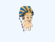 closed_mouth clothes egypt full_body hat pharaoh smile soyjak staff variant:chudjak white_skin // 478x369 // 41.1KB