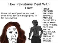 brown_hair buff country crying female gigachad glasses hair love open_mouth pakistan pakistani soyjak stubble text variant:soyak wojak // 800x602 // 257.5KB