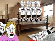 5_little_monkeys_jumping_on_the_bed arm bed bedroom blood bloodshot_eyes buff closed_mouth clothes crying doctor eyelashes female full_body glasses hair hand head_mirror i_love irl_background jump long_hair manlet meds meta:tagme monkey_dance mother multiple_soyjaks open_mouth soyjak soytube_kids stubble subvariant:chudjak_front subvariant:unbotheredchud text trad_wife tragedyjakking variant:chudjak variant:feraljak variant:soyak vein yellow_hair // 1200x900 // 332.7KB