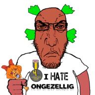 2soyjaks 4chan angry anime badge bloodshot_eyes bowtie clothes crunch crying female fist glasses green_hair hair hand holding_object i_hate merge murder mymy ongezellig open_mouth orange_hair orange_skin punisher_face red_face red_skin soyjak soyjak_party stubble subvariant:science_lover text tongue tshirt variant:gapejak variant:markiplier_soyjak yellow_teeth yotsoyba // 1000x1000 // 214.5KB
