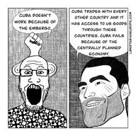 ancom comic communism cuba drawing fist gigachad libertarian meme retard smile variant:markiplier_soyjak // 1280x1280 // 475.3KB