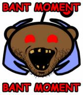antenna bant_(4chan) brown_skin discord ear logo missing_teeth open_mouth red_eyes soyjak stubble text variant:snoojak yellow_teeth // 250x284 // 55.6KB