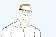 a10_eyes aryan buff glasses muscles muscular_male stubble subvariant:teutonson variant:cobson yellow_hair // 1023x675 // 72.9KB