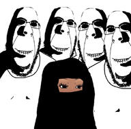 5soyjaks biting_lip brown_skin female glasses hijab imminent_rape islam ominous rape soyjak stubble subvariant:hornyson variant:cobson wojak // 828x811 // 157.7KB