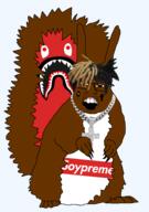 bape chain meta:tagme rap rapper squirrel supreme variant:feraljak // 2776x3938 // 1.5MB