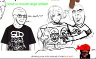 anime aphex_twin closed_mouth clothes flockmod glasses greentext hat holding_object ias_to_be_kept meta:tagme multiple_soyjaks oekaki paper redraw smile smug soyjak soyjak_party stubble text thrembo tshirt variant:cobson variant:sidjak variant:soyak // 700x434 // 215.1KB