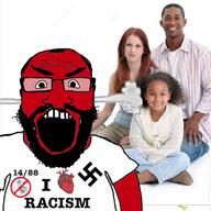1488 animated arm beard blue_skin calm closed_mouth come_and_see fire fume glasses gun hair happy_merchant heart hitler holocaust hyperborea i_love irl_background its_over jew jonathan_bowden little_dark_age lynching map mgmt movie nazi no_symbol open_mouth racism red_skin smile sound soyjak swastika text trad_wife variant:science_lover video wheat // 720x720, 75.7s // 9.5MB