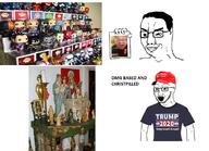 cap christianity clothes country donald_trump flag funko_pop glasses hat israel maga nintendo nintendo_switch open_mouth religion soyjak stubble variant:chudjak variant:soyak video_game // 1159x842 // 1.2MB