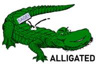 alligator animal arm closed_mouth full_body glasses leg negated pun reptile sage smile smug soyjak stubble text variant:gapejak // 1024x682 // 26.0KB