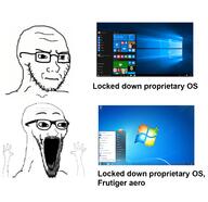 2soyjaks closed_mouth frutiger_aero glasses microsoft open_mouth operating_system proprietary stretched_chin stretched_mouth stubble subvariant:wewjak variant:soyak windows windows_10 windows_7 // 1150x1117 // 498.6KB