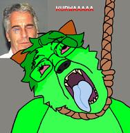 ack animal cry epstein flag furry green_hair hanging irl kurwa pedophile poland rope subvariant:trannyfur suicide teeth text thermiel variant:bernd // 865x883 // 201.4KB
