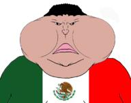 angry brown_skin cheeks clothes distorted fat flag flag:mexico hair lips mexico obese satoko_houjou(namefag) soyjak subvariant:meximutt_front2 tan_skin variant:meximutt // 1105x868 // 163.8KB
