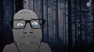 crying forest frown glasses irl_background mustache scared soyjak stubble variant:punkjak // 640x356 // 142.3KB