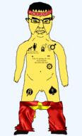 asian bant_(4chan) bbc beta_male clothes cuck cuckoldry femdom femdomcuck flag incel penis tattoo text variant:chudjak vietnam yellow_skin // 1092x1812 // 371.9KB