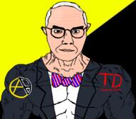Murry_Rothbard anarchism anarcho-capitalism bowtie muscular_male old subvariant:muscular_chud total_nigger_death totalitarian variant:chudjak // 1059x929 // 254.9KB