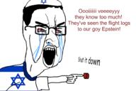 big_nose button chud comic_sans crying glasses israel judaism shut_it_down // 1620x1080 // 331.2KB