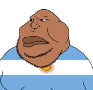 argentina closed_mouth countrywar fat flag flag:argentina obese soyjak stubble variant:meximutt // 888x849 // 39.5KB