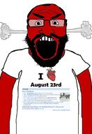 angry arm august august_23 auto_generated beard clothes country glasses open_mouth red soyjak steam subvariant:science_lover text variant:markiplier_soyjak wikipedia // 1440x2096 // 611.4KB