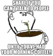 boomer coffee facebook impact_font meme old_people variant:impish_soyak_ears // 486x518 // 158.1KB