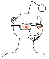 antenna brainlet closed_mouth ear glasses large_nose reddit soyjak stubble variant:unknown zoomer // 352x425 // 7.5KB