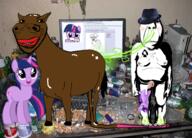 clitty cock cuck cuckold cuckoldry fart gross horse horse_pussy horsecock meta:tagme my_little_pony room smell smelling spade_of_horses spadeson stinky subvariant:cobson_front subvariant:hornyson subvariant:hornyson_front twilight_sparkle variant:cobson variant:feraljak variant:impish_soyak_ears // 1037x744 // 1018.4KB