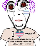 arm biting_lip clothes distorted frown glasses i_would_never large_eyes large_nose lipstick looking_at_you merge noose purple_hair rope stubble subvariant:hornyson subvariant:science_lover suicide teeth text tranny trans_flag trans_rights transexual transheart tshirt variant:cobson variant:markiplier_soyjak // 787x900 // 316.7KB