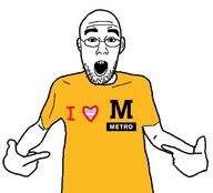 arm clothes ear glasses hand heart i_love open_mouth pointing soyjak stubble tshirt tyne_and_wear_metro variant:shirtjak // 618x559 // 54.7KB