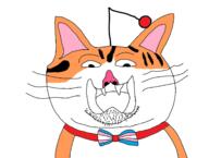 animal cat ibxtoycat meta:not_a_soyjak minecraft new_variant orange_hair orange_skin reddit transgender_flag variant:unknown youtuber // 1342x1012 // 92.7KB